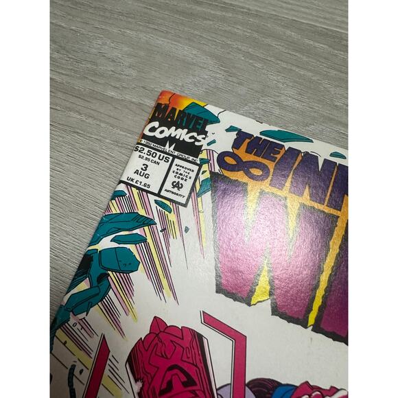 Marvel The Infinity War #3 Death in a Distant Dimension 1992 Comic Book - Picture 4 of 11